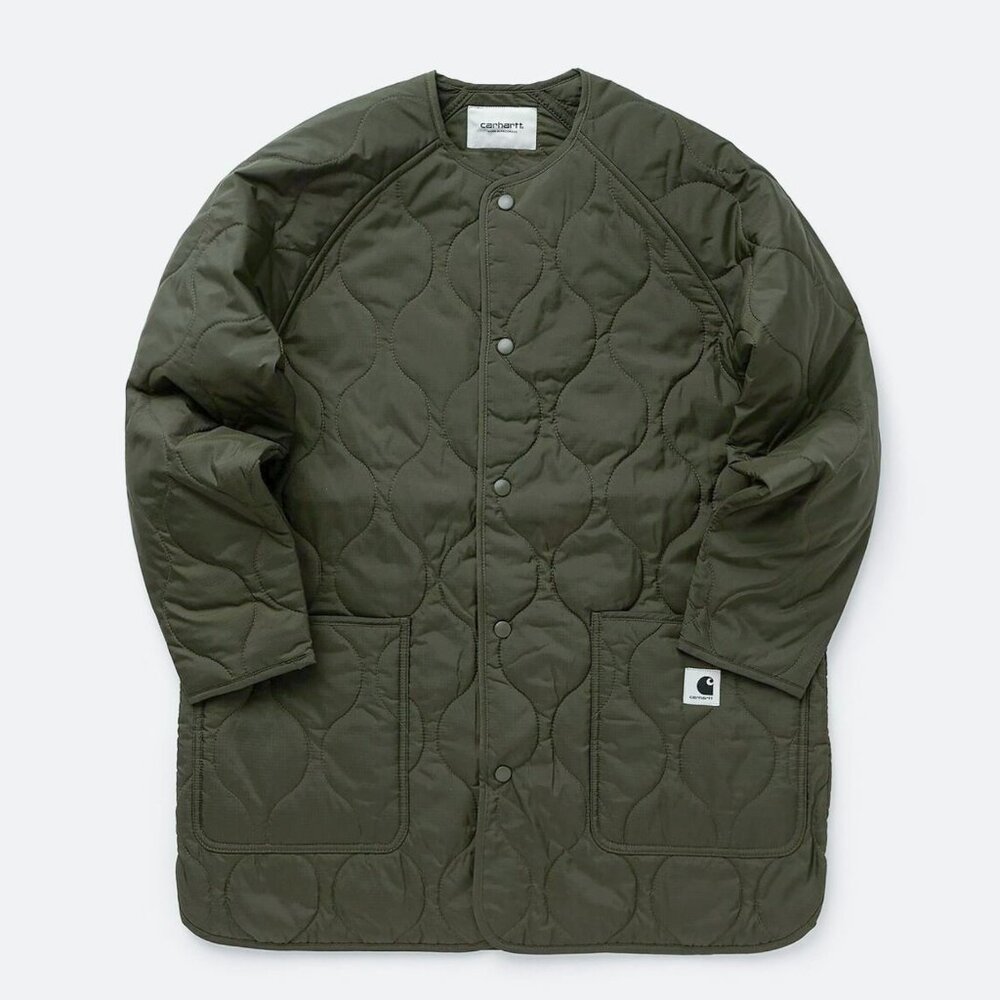 NWT - Carhartt WIP Quilted Charleston Liner - Size Medium  - Color: Plant